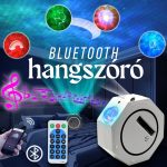 Osmiúhelníkový LED projektor Star a Bluetooth reproduktor – Noční lampa s projektorem Star s dálkovým ovládáním