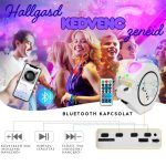 Osmiúhelníkový LED projektor Star a Bluetooth reproduktor – Noční lampa s projektorem Star s dálkovým ovládáním