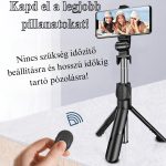 Stick selfie LED încorporat cu telecomandă Bluetooth - XT-02S