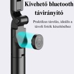 Stick selfie LED încorporat cu telecomandă Bluetooth - XT-02S