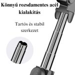 Stick selfie LED încorporat cu telecomandă Bluetooth - XT-02S