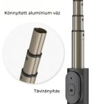 Stick selfie multifuncțional cu trepied extensibil și lumină - Q07