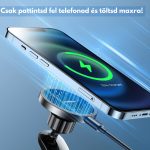 Încărcător auto wireless magnetic Qi Joyroom și suport pentru telefon - compatibil cu MagSafe - JR-ZS240, dimensiune mare