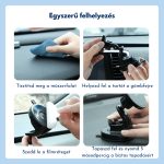 Încărcător auto wireless magnetic Qi Joyroom și suport pentru telefon - compatibil cu MagSafe - JR-ZS240, dimensiune mare