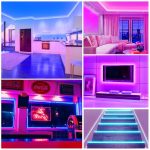 RGB LED Decor Fényszalag 5 M - 24 gombos