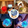 3D Színváltó Föld lámpa távirányítóval