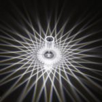 Olasz stílusú kristályokkal díszített, elegáns asztali lámpa - Black Friday