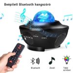 Bluetooth LED projektor - Černý - 19 cm