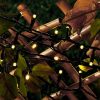 Napelemes Karácsonyi Meleg Színű Égősor - 300 LED - 31.8 méter