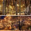 Napelemes Karácsonyi Meleg Színű Égősor - 100 LED - 11.8 méter