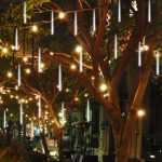 Napelemes Karácsonyi Olvadó Jégcsap Égősor - 10 db LED - 190 cm - Black Friday