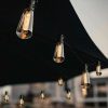 Bec solar LED pentru exterior, cu șir de lumini - 10 LED-uri - 2 m