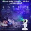 Beépített hangszórós asztronauta galaxis projektor