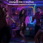 Șir de lumini LED RGB-IC cu culori neon, funcții inteligente, control prin aplicație și telecomandă - 5 metri