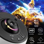 Galaxis Projektor 12 Filmlemezzel, Időzítővel, HD Felbontással, Állítható Fókusszal - Fekete