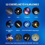 Galaxis Projektor 12 Filmlemezzel, Időzítővel, HD Felbontással, Állítható Fókusszal - Fekete