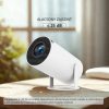 HY300 Pro LED Projektor Hordozható Otthoni Mozi, Wi-Fi, Android, 720p, 4K Támogatással