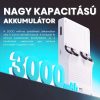 R36S Hordozható Játékkonzol – 3,5 hüvelykes kijelzővel, 64 GB tárhellyel - fehér