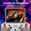 R36S Hordozható Játékkonzol – 3,5 hüvelykes kijelzővel, 64 GB tárhellyel - fehér