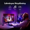 Lumină ambientală inteligentă RGB LED cu bandă luminoasă care răspunde la muzică și control prin aplicație mobilă