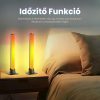 Lumină ambientală inteligentă RGB LED cu bandă luminoasă care răspunde la muzică și control prin aplicație mobilă