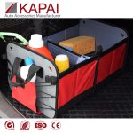 Portbagaj pliabil cu mai multe compartimente - roșu