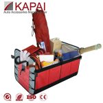 Portbagaj pliabil cu mai multe compartimente - roșu