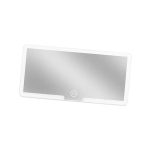 Napellenzőre Rögzíthető Autós Smink Tükör LED Világítással - Fehér - Black Friday