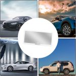 Napellenzőre Rögzíthető Autós Smink Tükör LED Világítással - Fehér - Black Friday