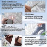 Folie de protecție pliabilă pentru parbriz cu husă pentru oglinda retrovizoare, dungi reflectorizante - 160 x 116 cm