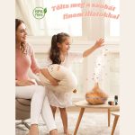 Aroma difuzér s dřevěným vzorem – světle hnědý