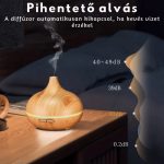 Aroma difuzér s dřevěným vzorem – světle hnědý