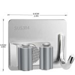 Suport universal pentru scule de perete cu cârlig - 4 buc.