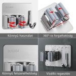 Suport universal pentru scule de perete cu cârlig - 4 buc.