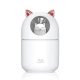 H2o Világító cicás párásító diffúzor - fehér