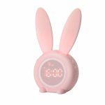 Ceas deșteptător și lumină de noapte Iepuraș