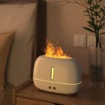 RetroFlame Láng hatású aromaterápiás párásító 250 ml - Fehér - Black Friday