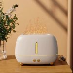 RetroFlame Láng hatású aromaterápiás párásító 250 ml - Fehér - Black Friday