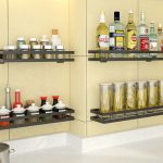 Raft metalic de bucătărie montat pe perete - 35 cm - TWJ-A-0020