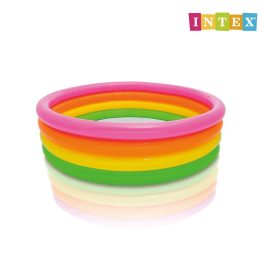   INTEX "Sunset Glow" 4 gyűrűs gyerekmedence - 56441np - Szivárvány