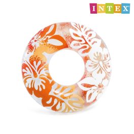 INTEX Detský plavecký kruh Clear Color - 59251np - Žltý
