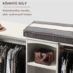 Nagy kapacitású, helytakarékos ruhatároló táska, 100 L - 2 db