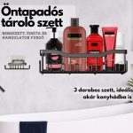 Set de rafturi pentru baie și bucătărie - 3 buc.