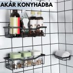 Set de rafturi pentru baie și bucătărie - 3 buc.