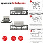 Set de rafturi pentru baie și bucătărie - 3 buc.