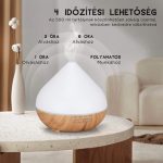 Kúp alakú aroma diffúzor és hangulatfény