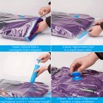 Saci de depozitare vidați care economisesc spațiu, diverse dimensiuni - 9 bucăți