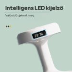 Antigravitační zvlhčovač vzduchu s inteligentním displejem, velkou kapacitou a osvětlením – bílý