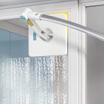 Teleszkópos Ablaktisztító Eszköz Állítható Szöggel, Cserélhető és Mosható Textil Betétekkel