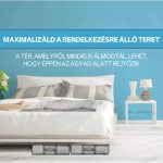 Set de 2 cutii de depozitare sub pat cu capac transparent, fermoar dublu, mânere rezistente - gri-negru